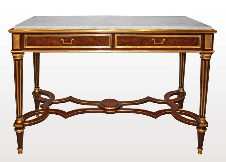 A Louis XVI Console Table
attributed to Adam Weisweiler